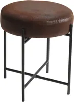 Kulatá stolička s kovovým rámem, Ø 36 cm
