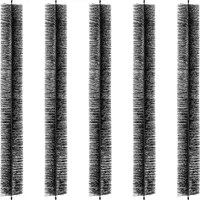 Dachrinnenbürste, 4,6 m Gesamtlänge, φ110 mm, Dachrinnenreinigungswerkzeug, Laubschutz für 12,7 cm Dachrinnen, entfernt mühelos Blätter und Schmutz vom Dach, 5er-Pack