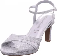 Idana Damen Sandalette in Silber, Größe 40
