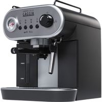 Gaggia RI8525/01 Carezza Deluxe Espresso Siebträgermaschine Schwarz Retrodesign