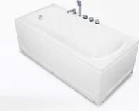 Eckbadewanne aus Acryl Fiberglas Design OZONE 170 x 85 x 55 cm,  Rechts