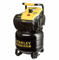 Vzduchový kompresor Stanley Fatmax FMXCM0021E - TAB 200/10/24V - 24L/10Bar - Európska rýchlospojka - Bezolejový kompresor - Kov - Žltá/čierna