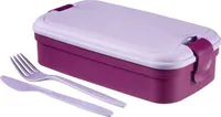 Curver LUNCH und GO Lunchbox inkl. Besteck, verschiedene Farben Farbe: Lila