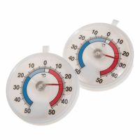 SIDCO Kühlschrankthermometer 2 Thermometer für Kühlschrank analog zur Aufhängung