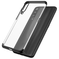 mtb more energy® Schutz-Hülle Elegance für Xiaomi Mi A3 (6.09'') - schwarz - flexibel - TPU Frame Rahmen Case Cover Tasche