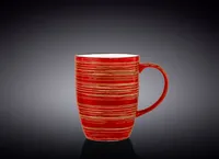 Wilmax Kaffeebecher, 460 ml, Rot, Porzellan, WL-669237/A