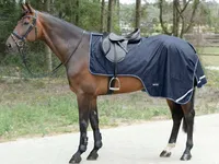 BUSSE Ausreitdecke 100g Raintrainer Reitdecke Navy 135