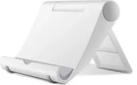 Falten Telefon Tablet-Halter Desktop Multifunktional Einstellbare Mobile Stand Weiß