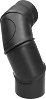 Raik Rauchrohrbogen / Ofenrohr 180mm - Multibogen schwarz