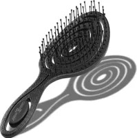 Chiara Ambra Haarbürste ohne Ziepen für Damen Herren & Kinder - Entwirrbürste auch für Locken & Lange Haare - Einzigartige Profi Detangler-Bürste mit
