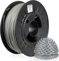 MIDORI® 3D Drucker 1,75mm PLA Filament 1kg Spule Rolle Premium Silber RAL9006