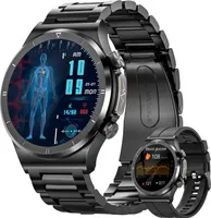 Smartwatch Herren mit Telefonfunktion, ECG, PPG, Blutzucker/Herzfrequenz/SpO2/Blutdruck/Schlafüber, 120+ Sportmodi, IP68 Wasserdicht Aktivitätstracker