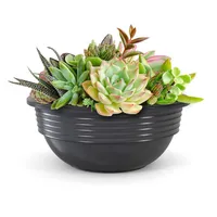 Plastard Blumenschale Anthrazit Ø 45 cm Pflanzschale Schale