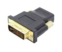 Adapter 24+5-polig DVI-Stecker / HDMI-Buchse vergoldet