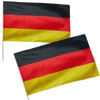 Fahne Schwarz rot Flagge  Hissflagge 90x150cm 