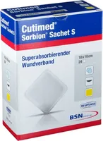 Cutimed Sorbion Sachet S 10 x 10 cm 24 Stück Wundauflagen