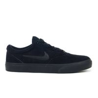 nike sb charge slr skate shoes - black/white