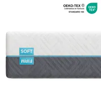 Materac z pianki memory 7-strefowy materac z zimnej pianki - 180 x 200 cm - 21 cm - H3 & H4 - ergonomiczny materac dwustronny, z pokrowcem do prania