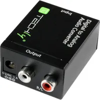 Techly Digital Audio zu Analog Audio Konverter