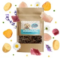 Sollis Getreidefreier Verdauungssnack für Hunde – Unterstützt die Verdauung 5x80g