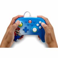 PowerA Enhanced Nintendo Switch Controller Mario verkabelt 3,5-mm-Audiobuchse