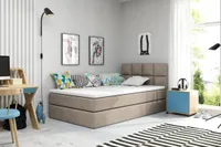 VELAR Boxspringbett mit bettkasten "OLAF", 100 cm, BEIGE