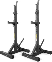 TREX SPORT TX-090S Squat Rack Hantelständer | Langhantelständer höhenverstellbar | Hantelablage bis 200 kg