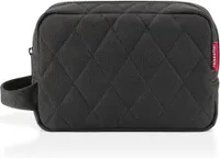 reisenthel cosmeticpouch M, Kosmetiktasche, Kulturbeutel, Kosmetik Tasche, Kulturtasche, Rhombus Black, 3 L, BH7059