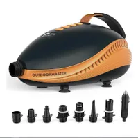 OutdoorMaster The Dolphin 20PSI Hochdruck SUP Pumpe Elektrische, 12V DC Auto-Anschluss Luftpumpe Elektropumpe Paddleboard Camping Schlauchboot Outdoor
