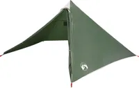 vidaXL Tipi-Familienzelt 7 Personen Grün Wasserdicht