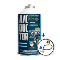 Kältemittel Set R134A Ersatzgas für Autos von 1995 bis 2016 + Füllschlauch Sonstiges KFZ-Werkzeug ACDoctor Füllmenge: 170g Kältemittel Set R134A Ersatzgas für Autos von 1995 bis 2016 + Füllschlauch Sonstiges KFZ-Werkzeug ACDoctor Füllmenge: 170g