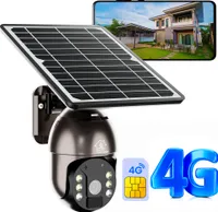 Extralink MYSTIC Solar/Akku Kabellose SIM Überwachungskamera Aussen Außen 360° PTZ Kamera IP66, 1080p, 4G PTZ IP Kamera mit 8W Solarpanel