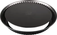 Dr. Oetker Quicheform Ø 28 cm, Tarteform aus Stahl mit Antihaftbeschichtung, runde Backform für Tortenboden