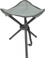Camping Hocker Falthocker Angelhocker Inkl. Tragegurt Campingstuhl Dreibeinhocker 80kg Campinghocker Faltbar Grau