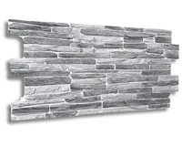 3D PVC Wandpaneele Wandverkleidung PVC-Verkleidung Stein Holz Mosaik Fliesen Imitation (ca. 0,5qm)