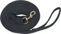 Waldhausen Longierleine schwarz mit silber, Größe:One Size