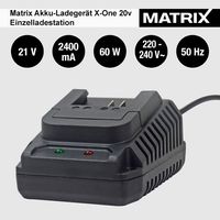 Matrix Akku Ladegerät 2,4A für Matrix X-One, passend für Kawasaki Power 20