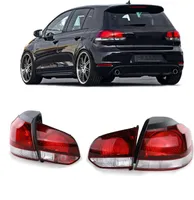 Światła tylne w kolorze wiśniowej czerwieni dymnej do VW Golf 6 VI sedan od 2008 roku