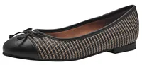 Marco Tozzi Damen Ballerina in Schwarz, Größe 37