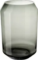 Fink Vase, Windlicht Orelia grau Glas Höhe 38 cm