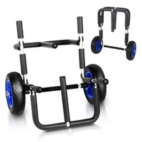 SUP-Transportwagen trolley für sup Surfwagen Bootstrailer Bootswagen mit Spanngurt für 2x SUP Stand Up Paddle Surfboard