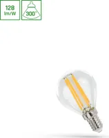 LED Filament Leuchtmittel Tropfen 4W = 40W E14 klar 510lm Neutralweiß 4000K