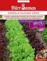 Dürr-Samen - Saatband Multileaf-Salate für Balkon - Saatgut - 4400