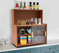 Küchenschrank, Aufbewahrungsschrank für Arbeitsplatte, 55 x 28 x 61cm Arbeitsplatten-Schrank-Organisator
