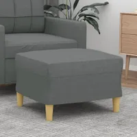 vidaXL Fu?hocker Dunkelgrau 60x50x41 cm Stoff