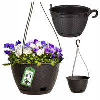 Květináč Prosperplast | Ratolla Round W | Brown | 25 cm