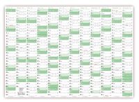 Green Wandkalender / Wandplaner 2023 gefaltet DIN A3 Format (297 x 420 mm) 12 Monate