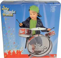 Spielzeug Schlagzeug Kinderschlagzeug Kinder Instrument Trommeln Hocker Becken