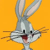 DIAMOND DOTZ® Original Diamond Painting Bugs Bunny Looney Tunes 32 x 3