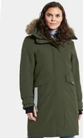Didriksons Erika Women's Parka 3, Größe:46, Farbe:deep green